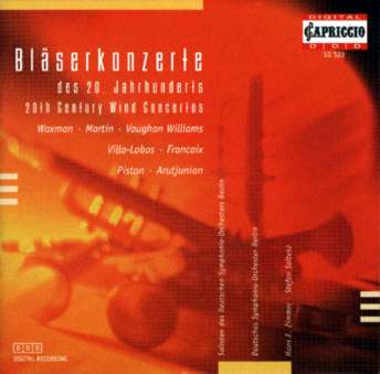 BLÄZERKONZERT DES 20. JAHRHUNDERTS(Concertos pour vents du XXe siecle)